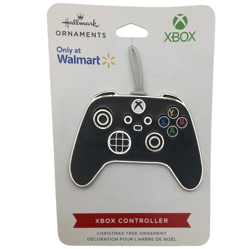 Hallmark “XBOX Black Video Game Controller” Metal Christmas Ornament (NWT)
